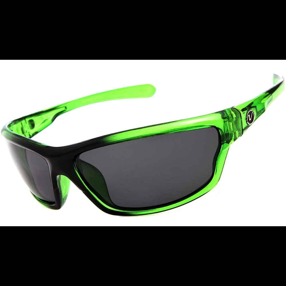 Nitrogen Mens SportsWrap 65mm Polarized Sunglasses